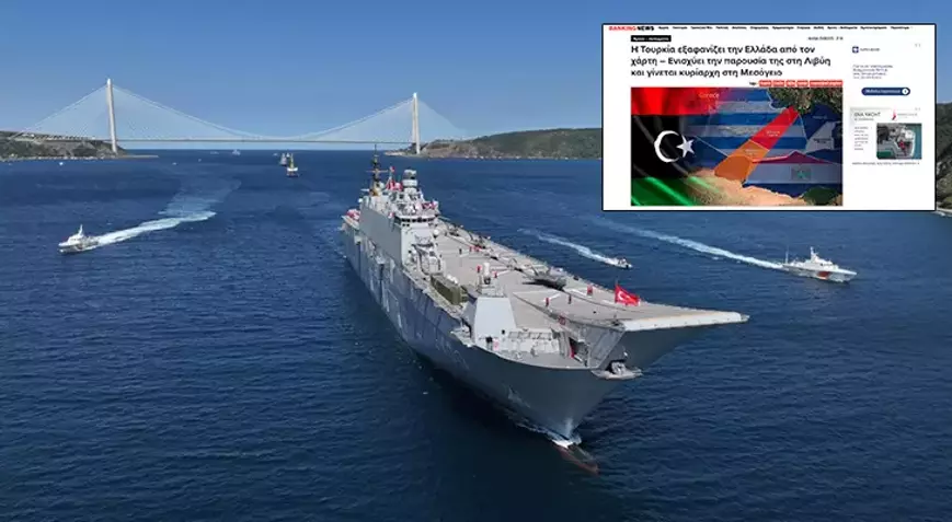 Yunan basınından çarpıcı itiraf: Türkiye, Yunanistan'ı haritadan siliyor, Doğu Akdeniz'in hakimi oluyor!