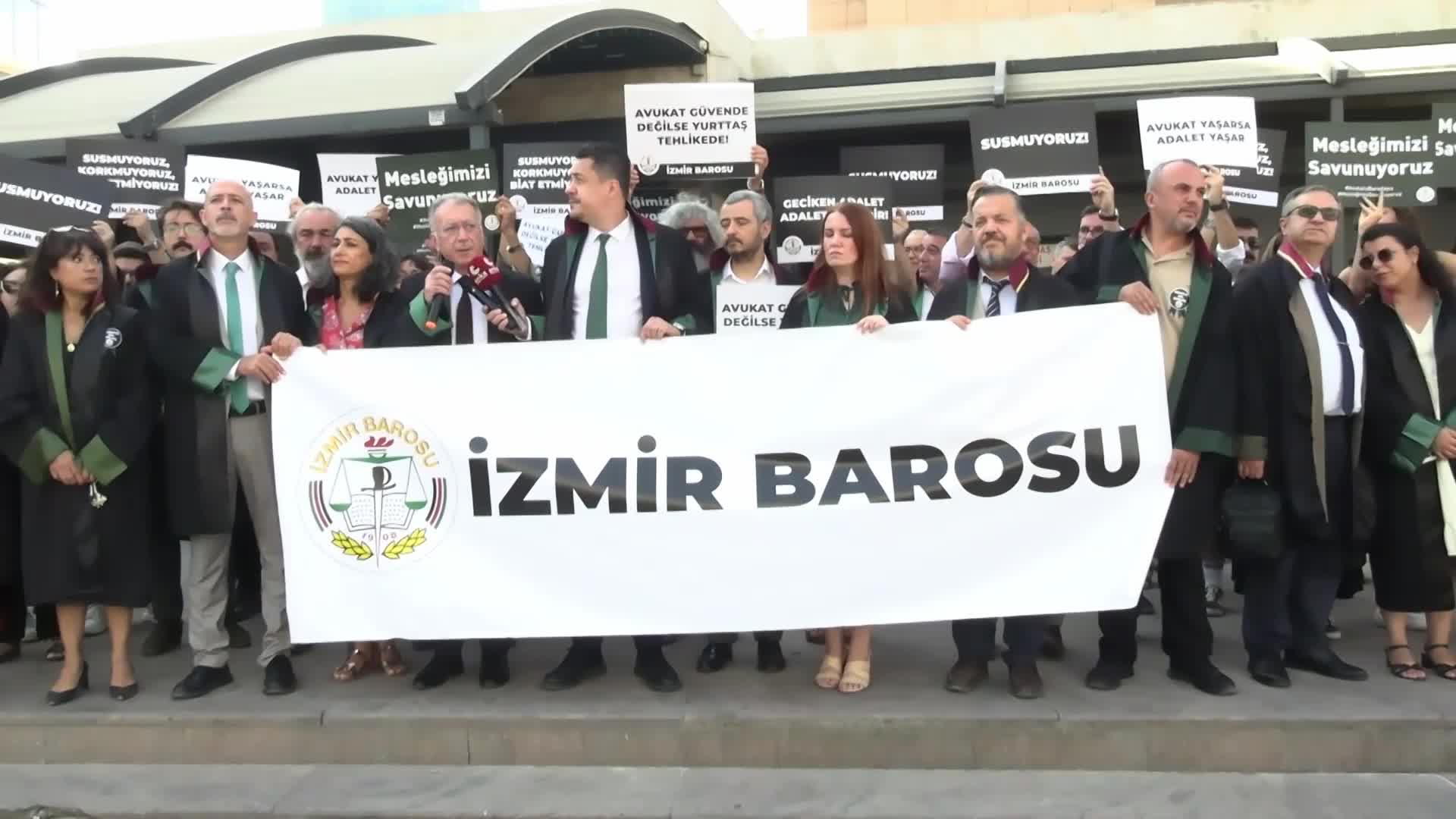 İzmir Barosundan yeni adli yılın açılışı dolayısıyla açıklama
