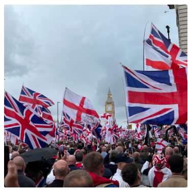 Londra merkezinde düzenlenen ‘Birleşik Krallık’ yürüyüşüne 110.000 kişinin katıldı