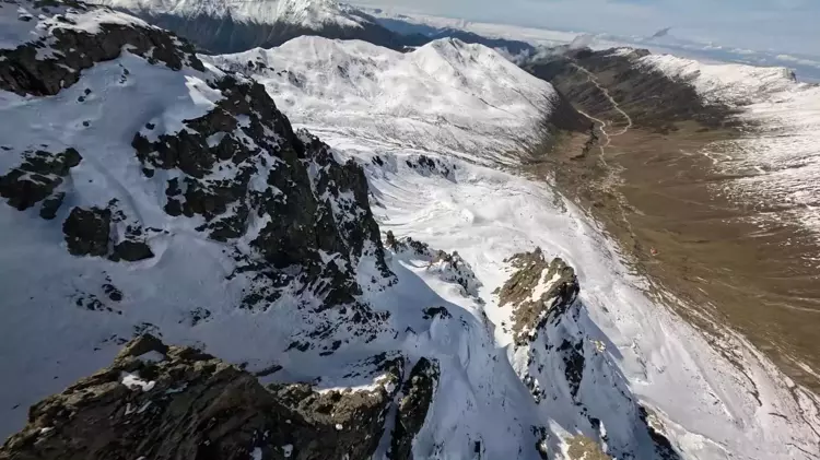 Kaçkar'ın kalpli gölünde aksiyon dolu uçuş