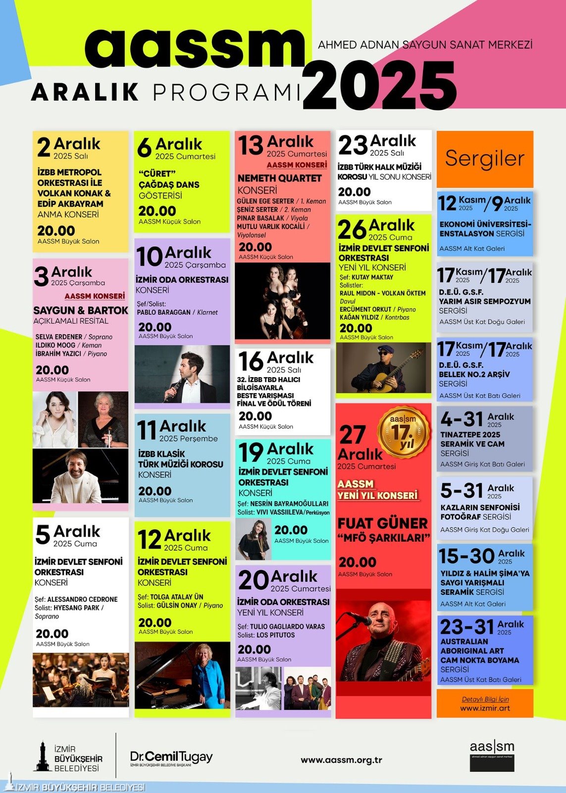 Aralık ayında kentin ritmi sanatla yükseliyor