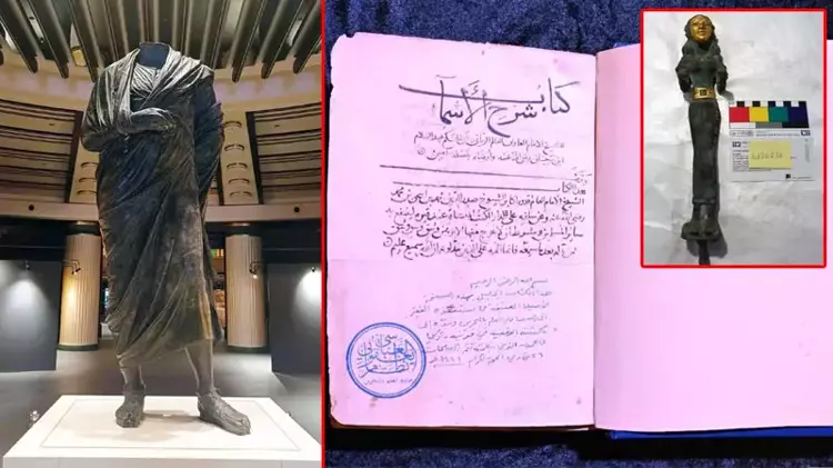 Yurt dışına kaçırılan 110 tarihi eser, ana vatanına getirildi