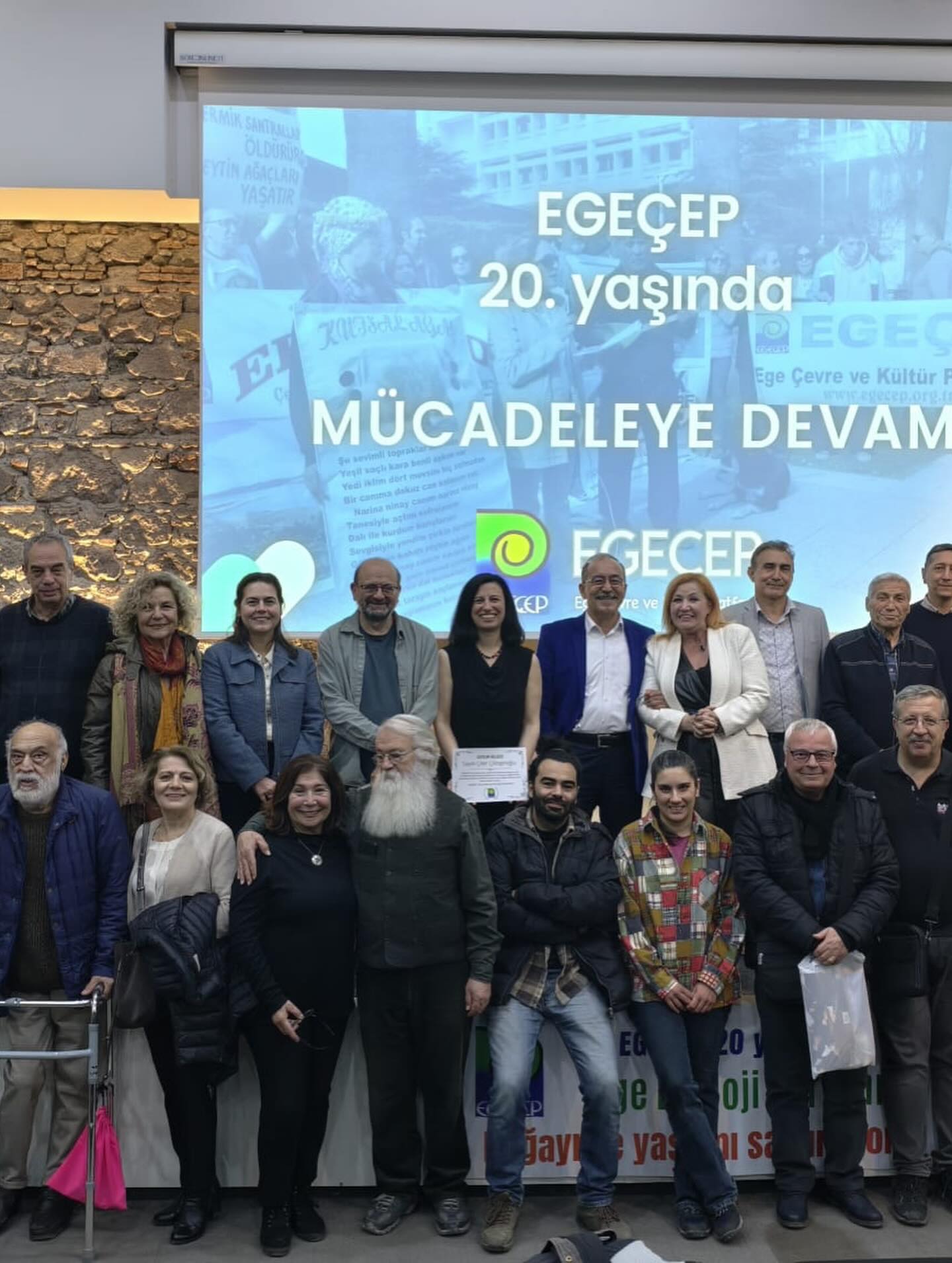 EGEÇEP 20. Yıl Buluşması İzmir Mimarlık Merkezi'nde yapıldı
