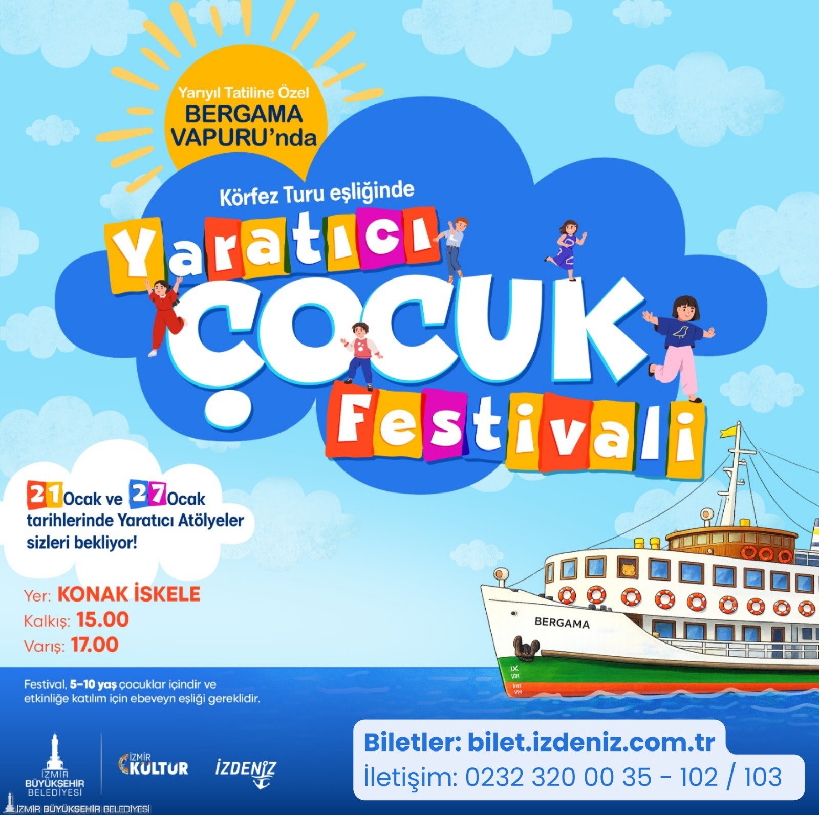 Yarıyıl tatilinde çocuklara özel Körfez turu