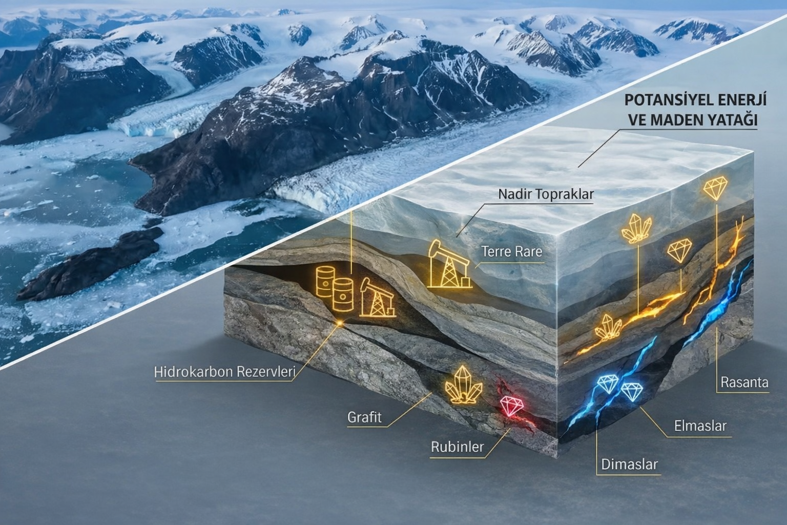 Grönland: Alaska’yı bile gölgede bırakan, uykudaki hammadde devi