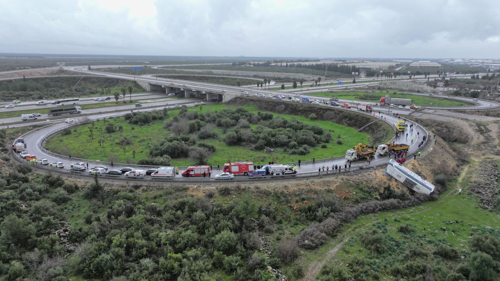 Antalya'daki yolcu otobüsü kazasında can kaybı 9'a yükseldi: Yaralı sayısı 25