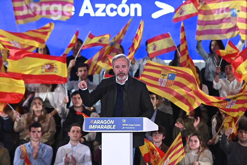 İspanya’nın kuzeyindeki Aragón’da merkez sağ kazandı