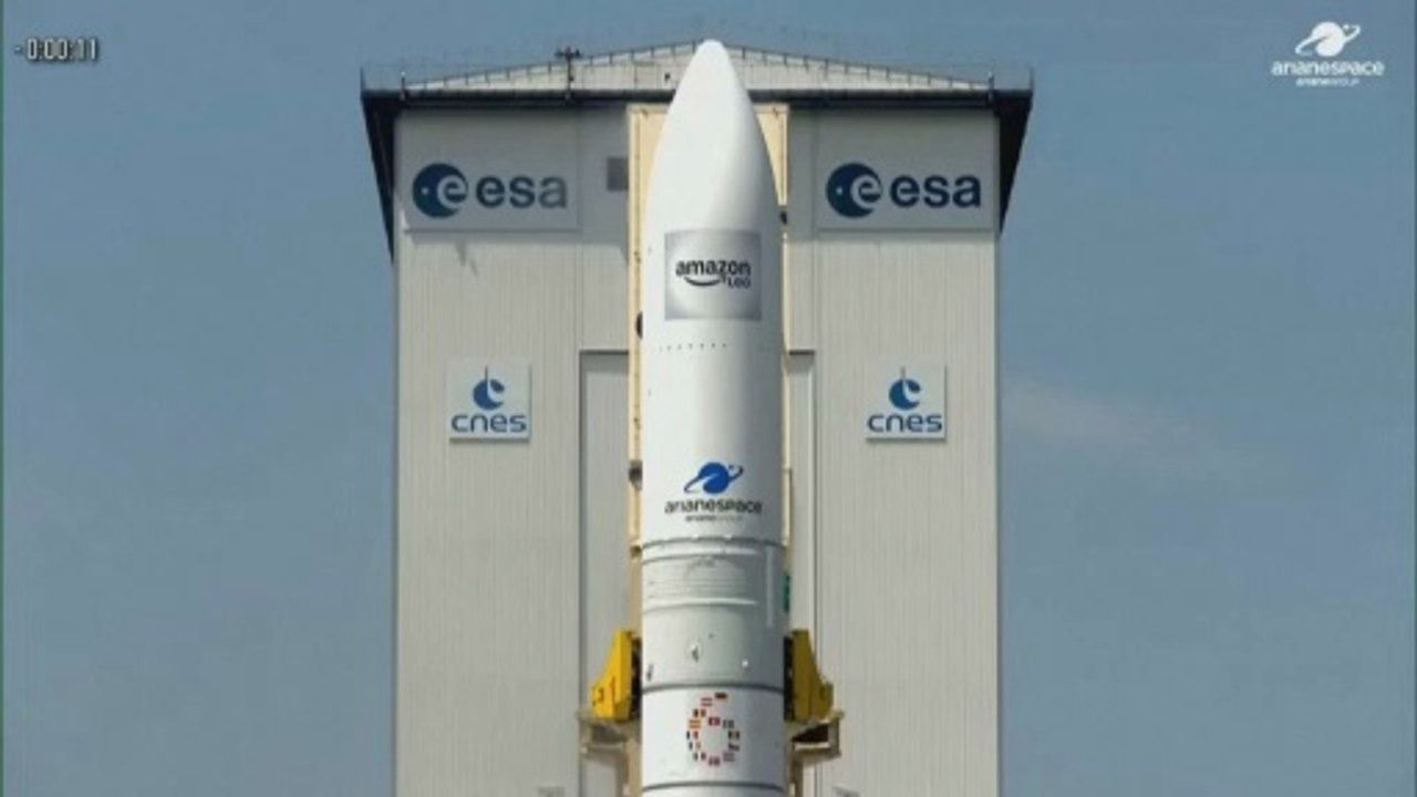 Ariane 6 ile 32 Amazon uydusu fırlatıldı