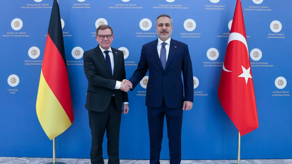 Dışişleri Bakanı Fidan, Alman mevkidaşı Wadephul'u ağırladı.