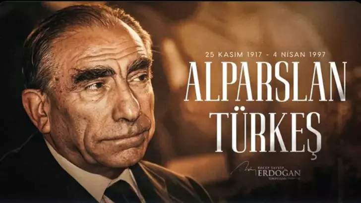 Cumhurbaşkanı Erdoğan, Alparslan Türkeş'i andı