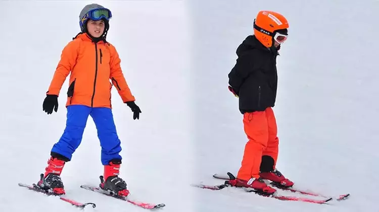 Kars’ta 2 bin ilkokul öğrencisi kayakla tanıştı