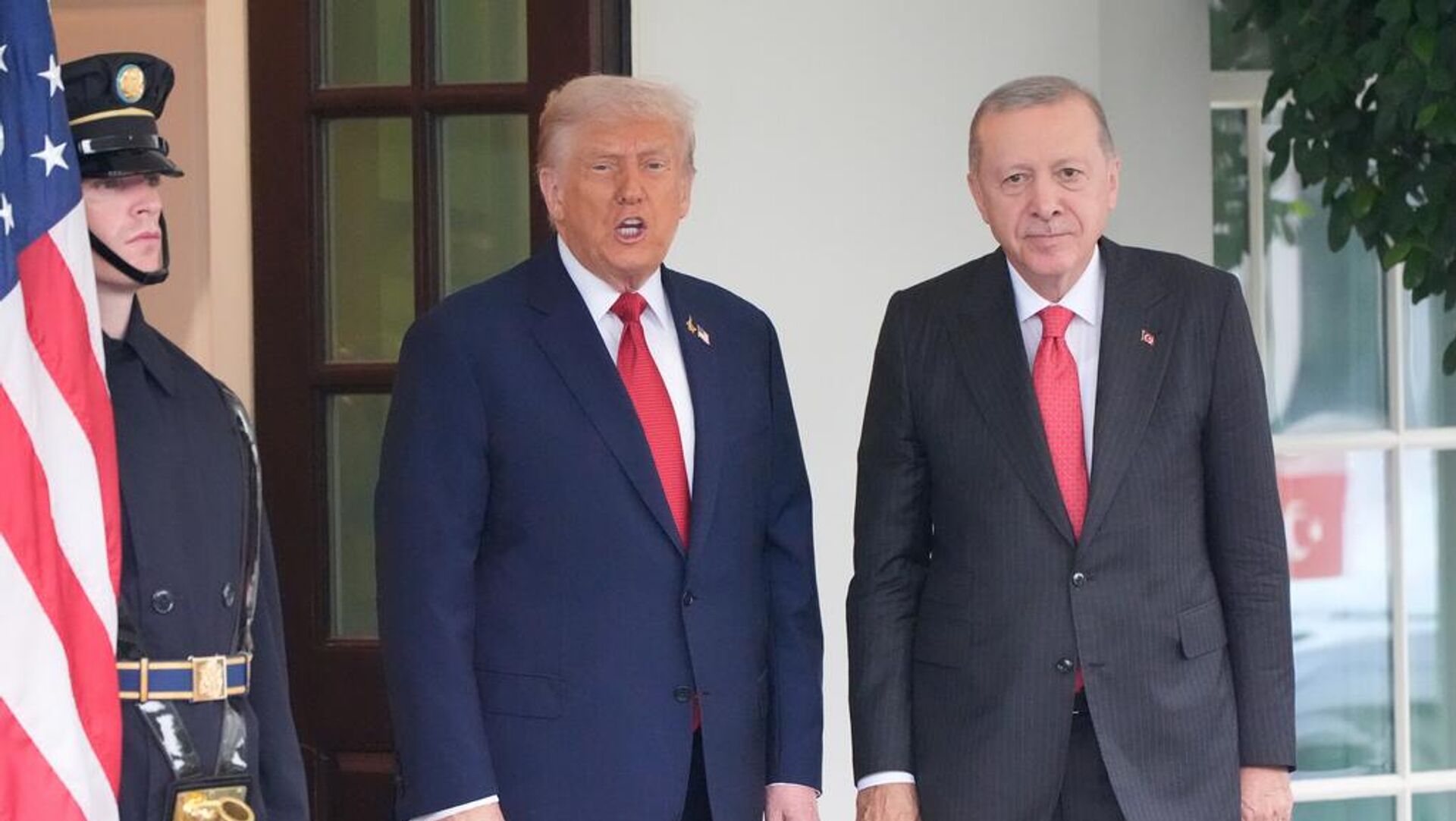 Cumhurbaşkanı Erdoğan, Trump ile görüştü
