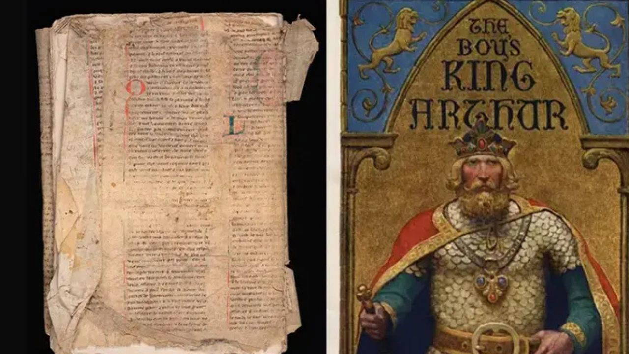 Kral Arthur efsanesinin 700 yıllık el yazması açık artırmaya çıkıyor