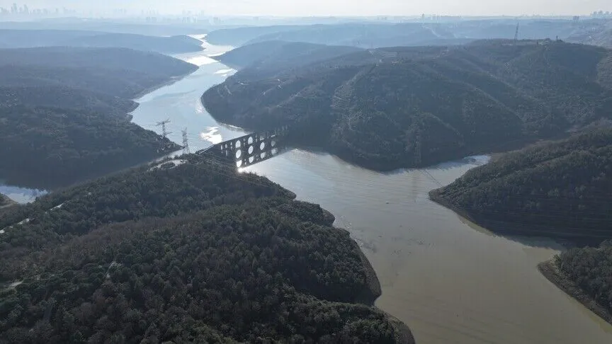 İstanbul'da barajların doluluk oranı yüzde 60'ın altına düştü