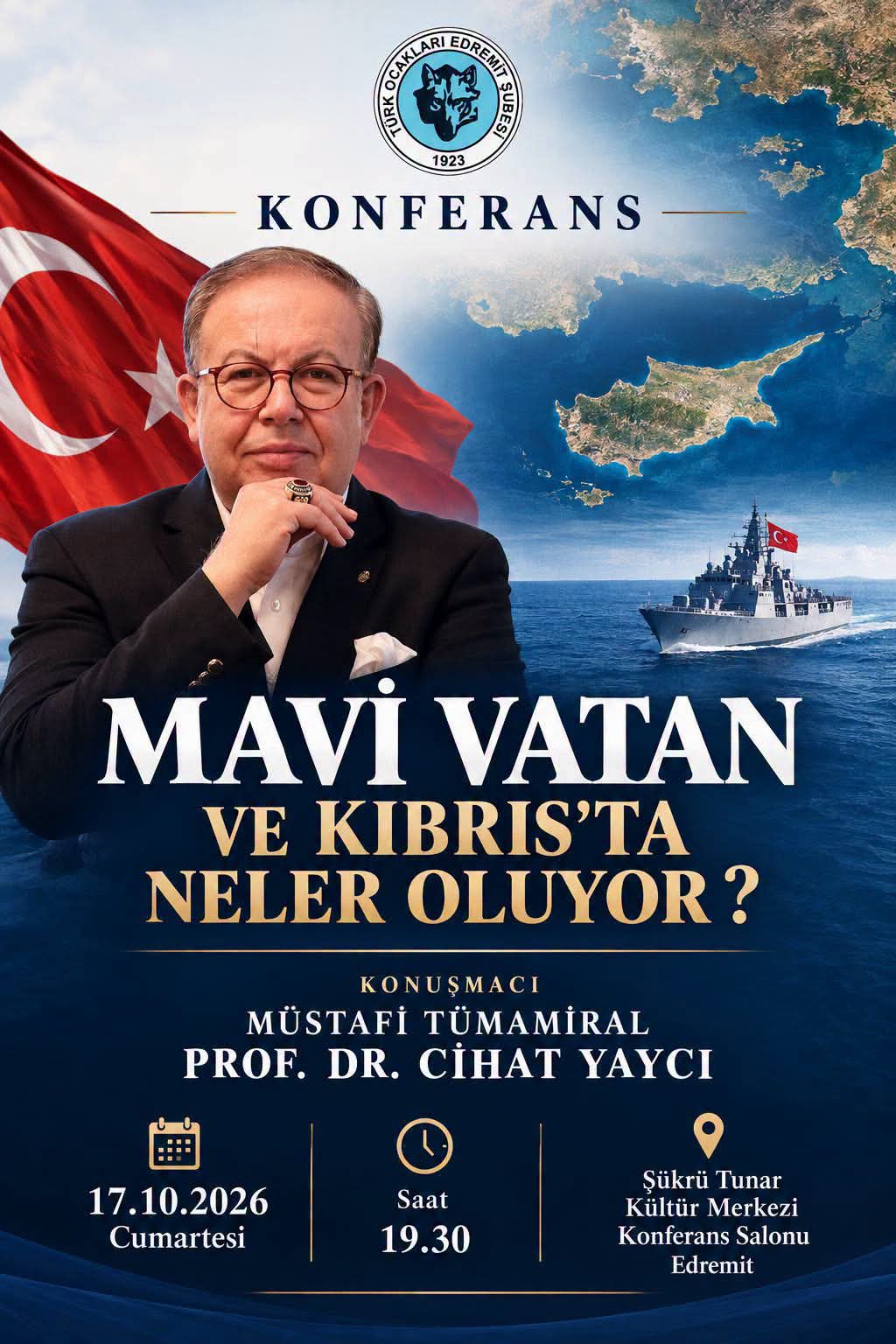 TÜRK DEGS Ayvalık Temsilciliğinden Konferans Duyurusu