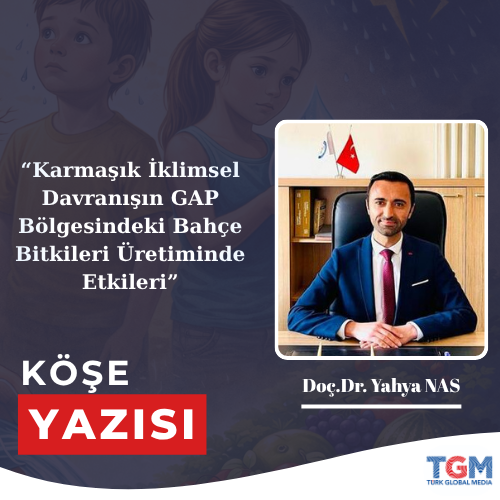 Karmaşık İklimsel Davranışın GAP Bölgesindeki Bahçe Bitkileri Üretiminde Etkileri 